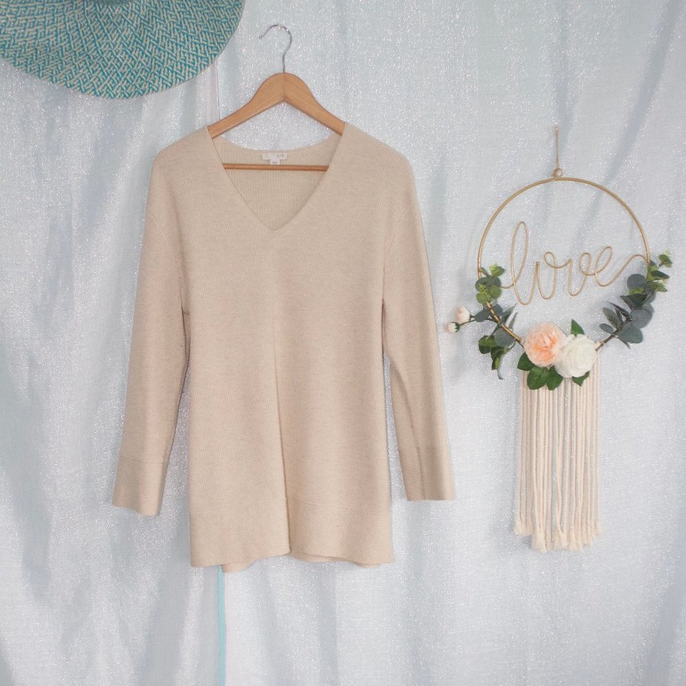J Jill Cozy  Cream Sweater